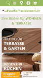 Mobile Screenshot of parkett-wohnwelt.de